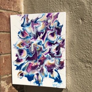 Original acrylic pour painting